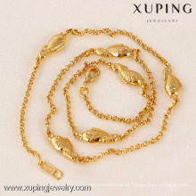 41543-Xuping Nova Moda Gold Fish Jewelery Charme Colar Atacado